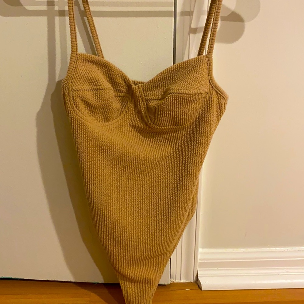 Tan Bodysuit